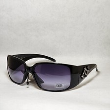 Womens Fashion Sunglasses Big Lens Black Frame