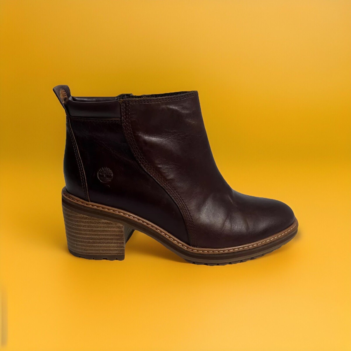 TIMBERLAND SIENNA HIGH SHOOTIE- RUST FULL GRAIN -WOMEN SIZE