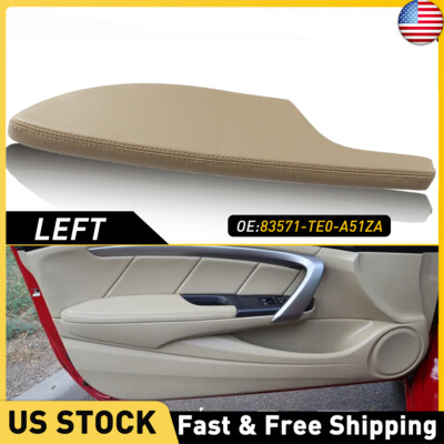 Fits For 2008-2012 Honda Accord Coupe Left Driver Side Door Armrest Panel Beige