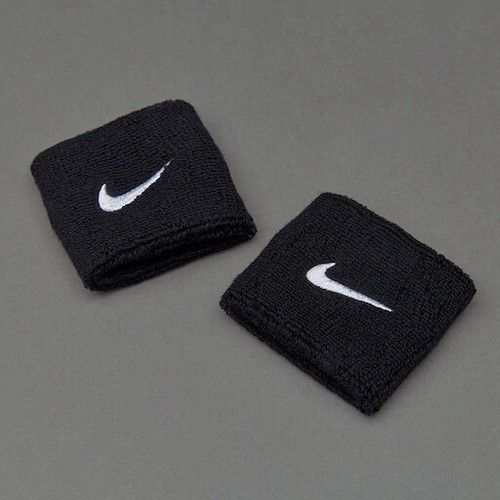 NIKE SWOOSH WRISTBANDS SWEATBANDS TRAINING GYM COTTON RUN TENNIS SPORTS WRIST - Afbeelding 17 van 29