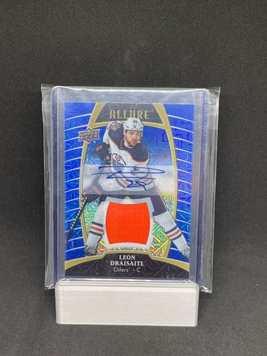 2019-20 Upper Deck Allure - Leon Draisaitl #37 Blue Line Autographs /35 (AU)