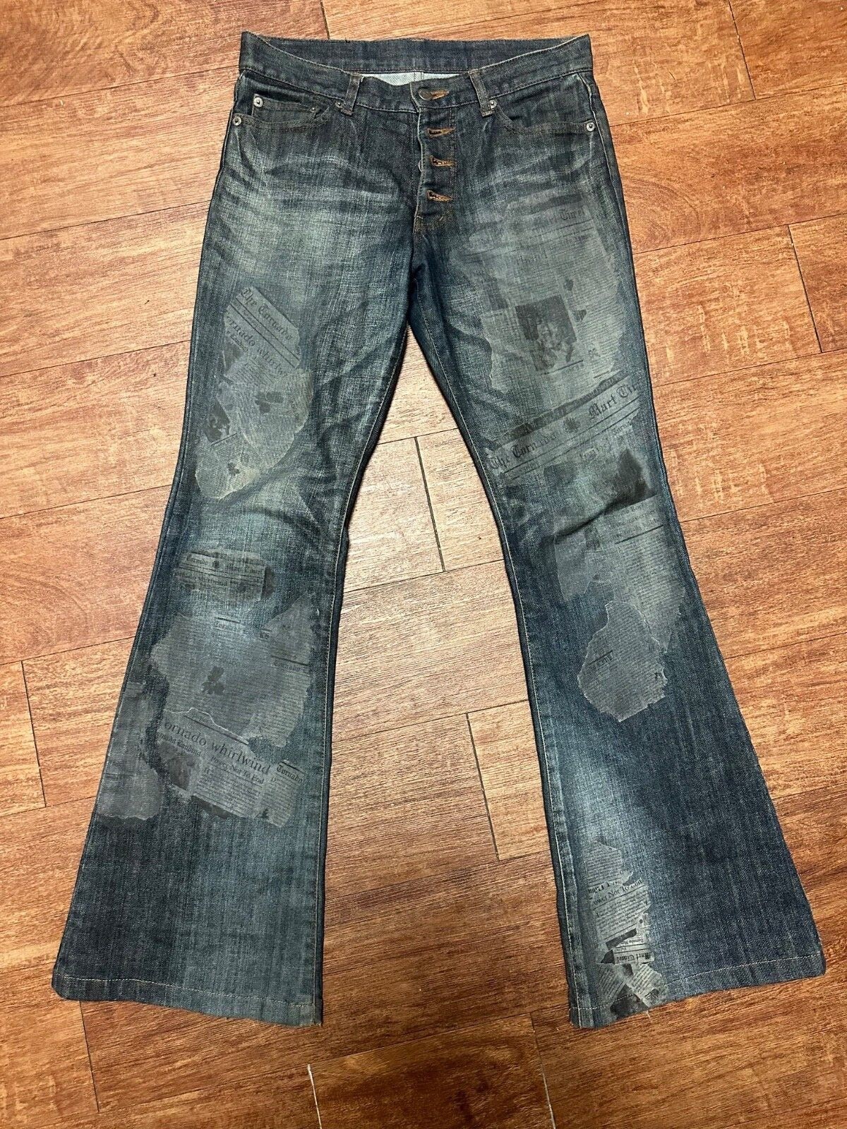 Rare Tornado Mart Mick Jagger Paper wax jeans Gem