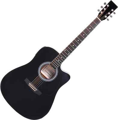 Spitzen Acoustic Western Gitarre mit Tonabnehmer & Stimmgerät Anfänger & Profis