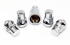 4 12x1.5 Chrome Wheel Locks Honda Accord Ex Civic Si Fit S2000 Crv Crz Element