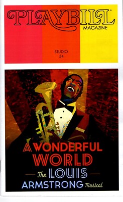 Playbill A Wonderful World October 2024 James Monroe