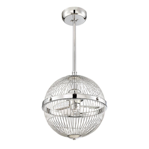 Unique Orb Pendant Chrome Ceiling Fan Remote Industrial