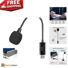 Plug Play USB Microphone with Omnidirectional Sound for Video Conferencing