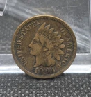 1904 Indian Head Penny Cent Coin