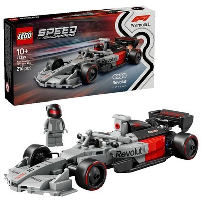 LEGO Speed Champions 77259 Audi Revolut F1 Team R26 Rennwagen Bausatz, Mehrfarbi