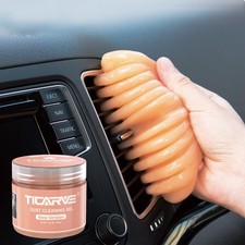 TICARVE Cleaning Gel for Car Detail Putty Vent 1 Pack, Orange-pink