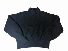 Other Stories Black Oversized Funnel Neck Balloon Sleeve Sweater XS