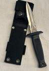 Boot Knife.  Fixed Blade, 7 1/4" long, stainless steel blade, sheath.  Excellent — photo 10