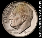 1947 Silver Roosevelt Dime - Choice Gem Brilliant Uncirculated  Lustrous  #K939