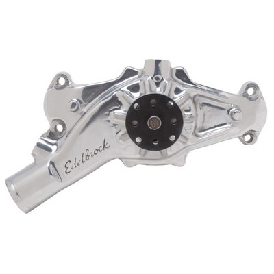 Edelbrock 8864 Water Pump for Street Rods in Polished Finish