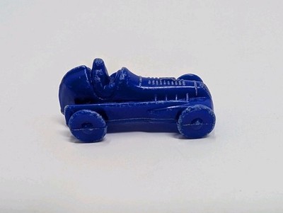 Sugar Puffs blau Modell Rennwagen Vintage Müsli Figur Quäker 1957