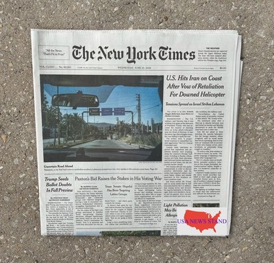 NEW YORK TIMES - WEDNESDAY JUNE 10, 2026 (TRUMP -USA -LA -BALLOT DOUBTS IN FALL)