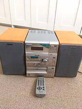 Sony CMT-CP11 Micro HiFi CD & Cassette FM RDS System, Speakers & Remote
