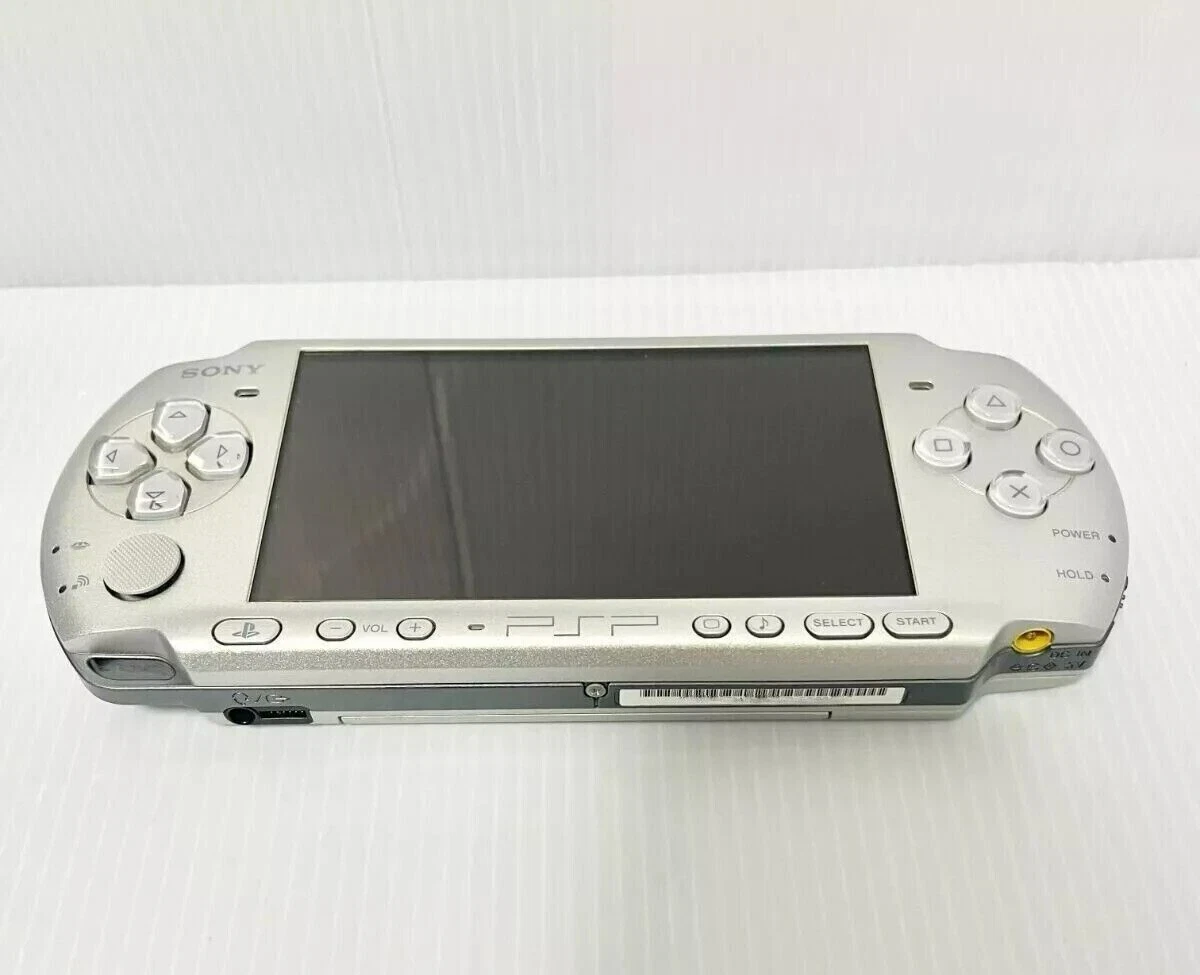 Console Sony PSP 3000 Mystic Silver jap en boîte avec chargeur ma