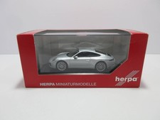 1/43 Herpa Porsche 911 Carrera 4S Silver Metallic Collectables 17+
