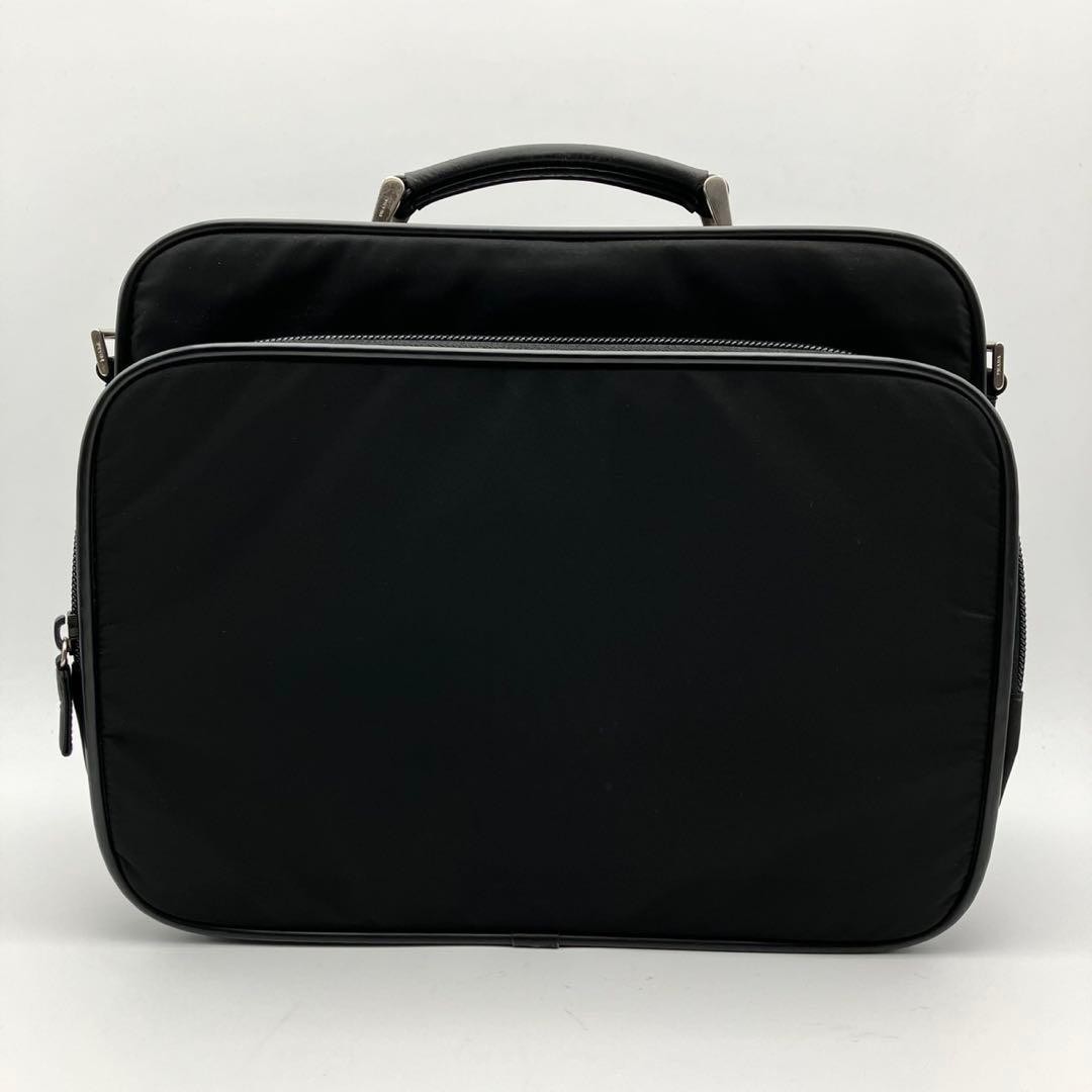 PRADA Business Bag Shoulder Bag 2way Nylon Black thumbnail 2