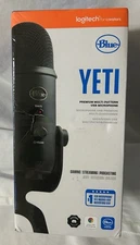 Logitech for Creators Blue Yeti Premium Multi-Pattern USB Microphone, Black