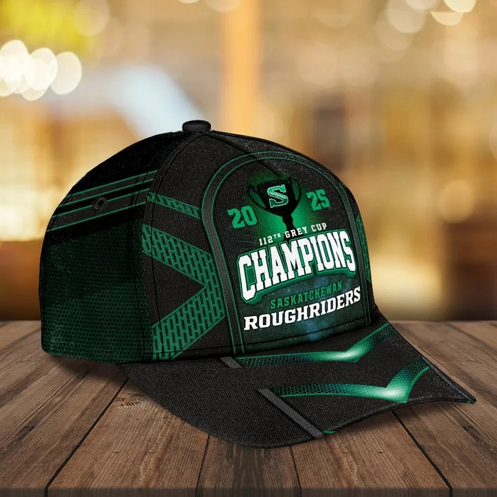 Saskatchewan Roughriders 2025 Grey Cup Champions Classic Cap