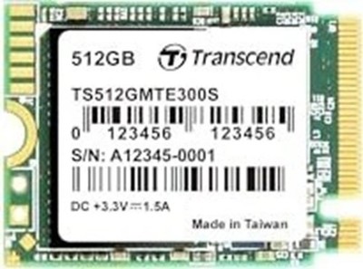 Transcend 300S 512 GB M.2 PCIe NVMe SSD 2230 PCIe NVMe 3.0 x4 TS512GMTE300S