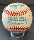 1989 New York Yankees Team Signed x25 MLB OBAL Baseball Autographed