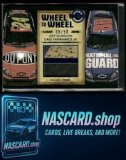 2010 Wheels Main Event Jeff Gordon Dale Earnhardt Jr. Wheel to Wheel #/50