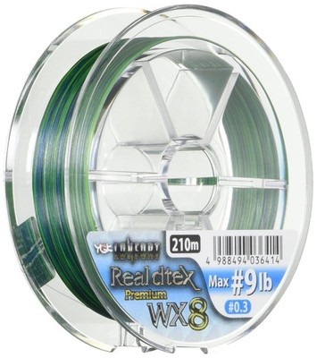 YGK YOZ-AMI LONFORT Real dtex Premium WX8 210m #0,3 9lb Hanger Pack Angelschnur