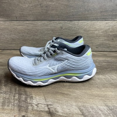 Mizuno Wave Horizon 6 411353 HE00 Women's 9 Running Shoes Heather White Sneaker