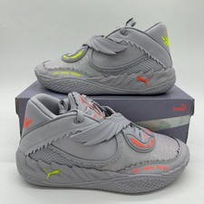 Puma MB.05 X Lamelo Ball "Metallic" Men's Size 9 Grey basketball Shoe 312480 01