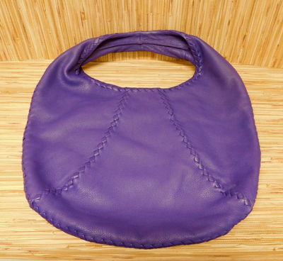 Bottega Veneta Cervo Leather Intrecciato 'Baseball' Hobo Bag