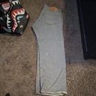 Levi's Men's Gray Straight Leg Denim Jeans Regular Fit Mid Rise 5-Pocket — photo 3