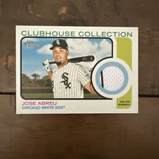 2022 Topps Heritage | Jose Abreu Clubhouse Collection Game-Used Patch 🔥
