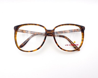 1980s Vintage LIZ CLAIBORNE Eyeglasses | Women's Oversized Tortoiseshell Frames