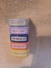 Colorful Self-Inking Motivation School Grading Teacher Stamp Set B-98