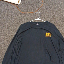 True Craft Mens Long Sleeve Crew Neck Graphic T-shirt Black Yellow Xl True Craft Mens Long Sleeve Crew Neck Graphic T-shirt Black Yellow Xl