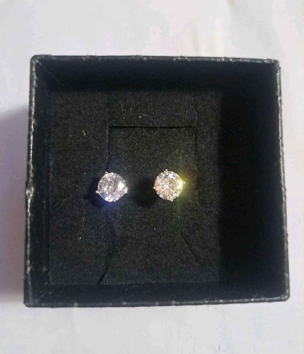 .75 Ct Simulated Diamond Solitaire Stud Earrings … - image 7