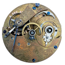 Antique 18s 1867 E. Howard Co. Series III 15j Pocket Watch Movement USA