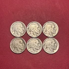 Lot Of (6) Buffalo/Indian Head Nickels G-VG (23-P, 24-P, 29-P, 30-S, 36-P, 36-S)