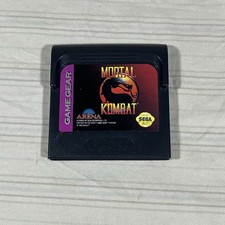 Mortal Kombat for Sega Game Gear GG Cart Great Shape