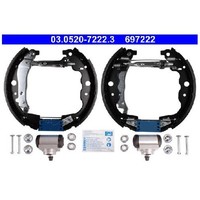 Bremsbackensatz Hinten FüR Dacia Dokker 1.2 1.3 1.5 1.6 12 Bis 21 ATE Neu K7M828