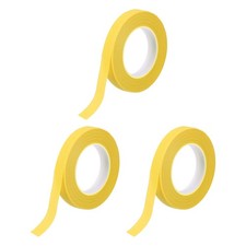 3 Rolls Floral Tapes,  30 Yard x 1/16 in Florist Crepe Tape Yellow