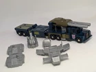 Vintage Transformers G1 Onslaught Truck with Bruticus Accessories Takara Japan