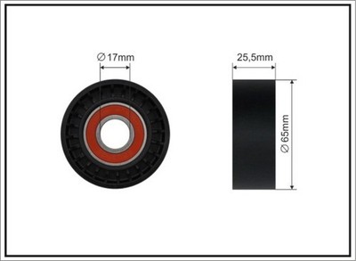 CAFFARO Spannrolle Keilrippenriemen 05-00 für SW LANCIA 406 CITROËN ULYSSE ZETA