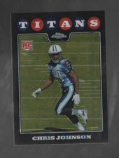 2008 Topps Chrome X-Fractor #TC186 Chris Johnson ROOKIE CARD ID:70919. rookie card picture