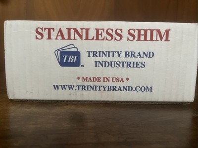 Trinity Brand Stainless Shim M-SN-10 50 x6  .010 Thick