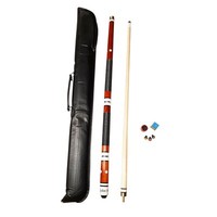 John West Billard Queue Set Mit Tasche, Kreide, Ersatzleder Und Trimmer