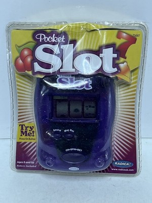 Pocket Slot Handheld Electronic Fruit Machine New Sealed Radica 2004